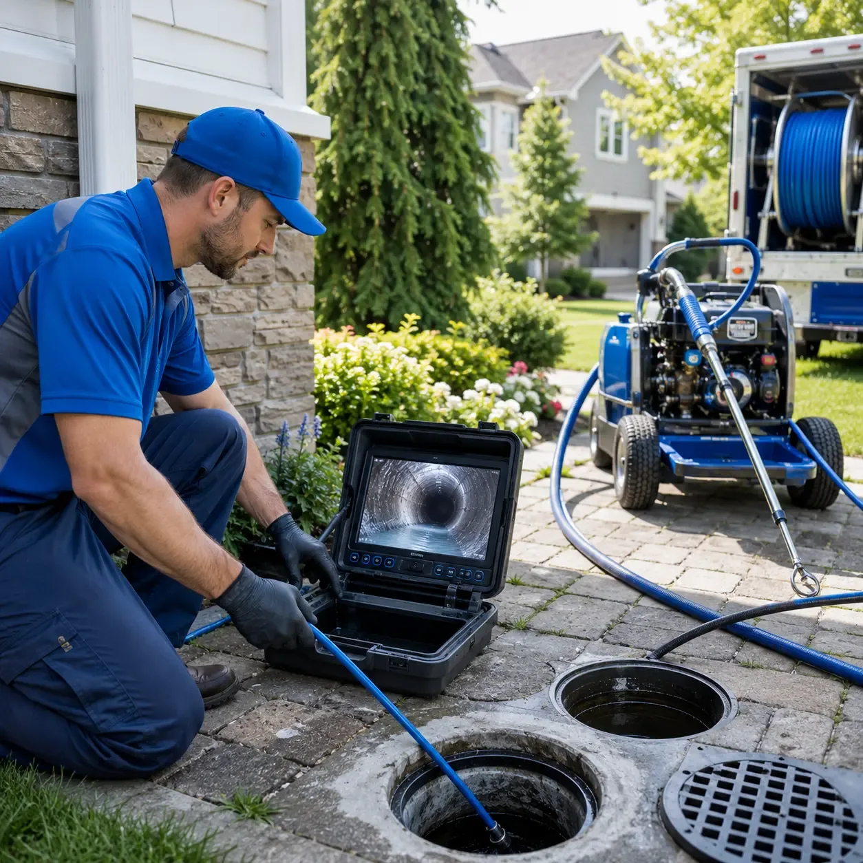 Outdoor drain cleaning professionals serving Rock Island, TN